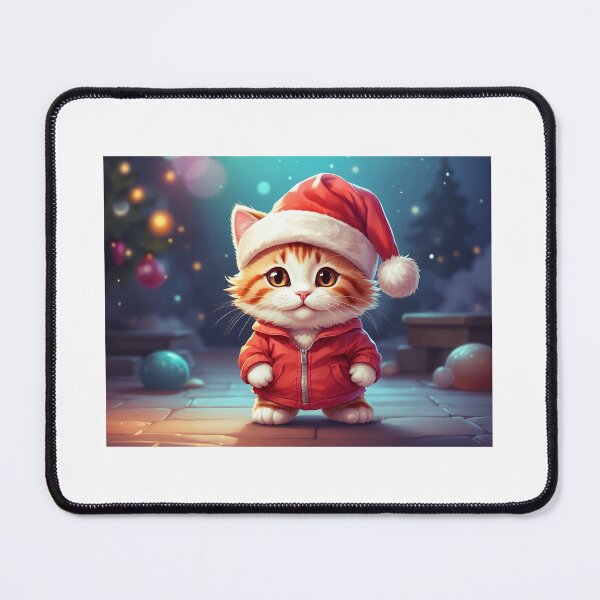 Item preview, Super cute Christmas kitten design. designed and sold by cannon777.