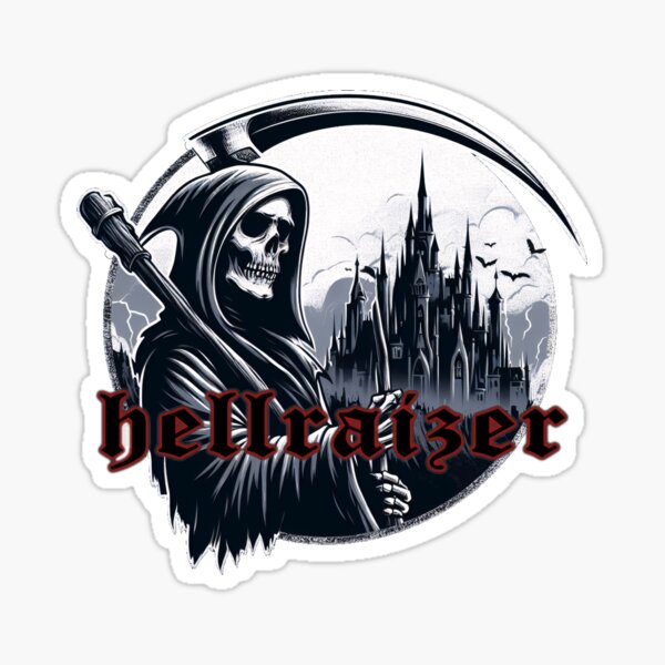 HellRaizer Reaper Castle Sticker