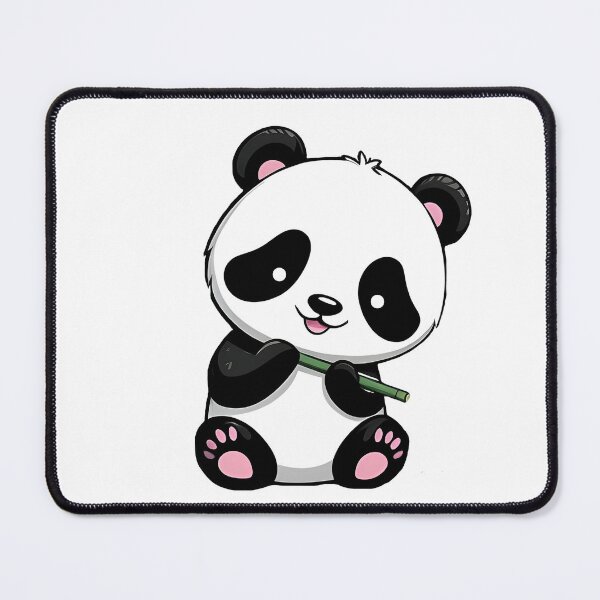 Item preview, Baby Panda Eating Bamboo designed and sold by TsuStickers.