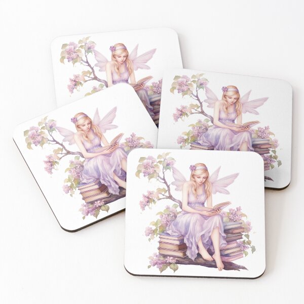 Item preview, Fairy Reading A Book designed and sold by FlutterbyFairy.