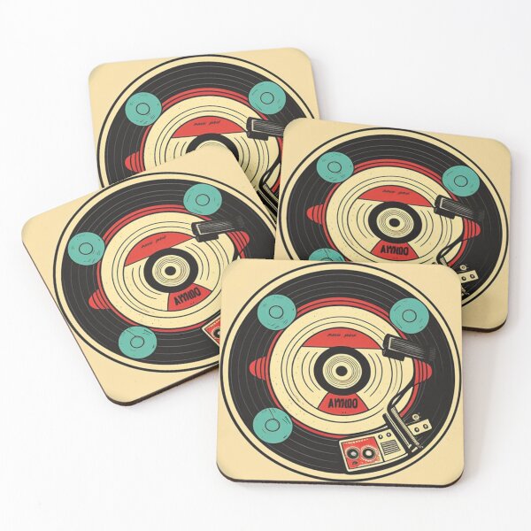 Item preview, Vintage Record Player Turntable Vinyl designed and sold by musicgeniusart.