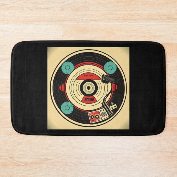 Item preview, Vintage Record Player Turntable Vinyl designed and sold by musicgeniusart.