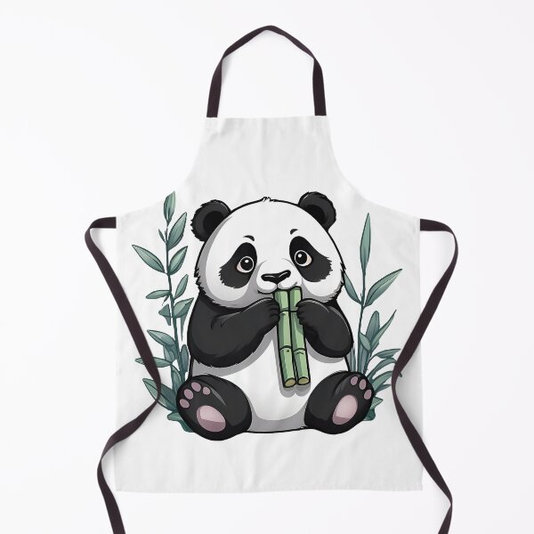 Item preview, Hungry Panda Eating Bamboo designed and sold by TsuStickers.