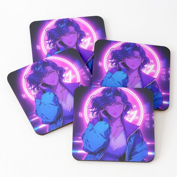 Item preview, Synthwave Music Album Cover - Anime Wallpaper designed and sold by KAIGAME Art.