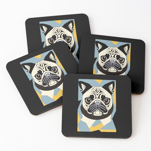 Item preview, Portrait of Pug designed and sold by Ikibrai.