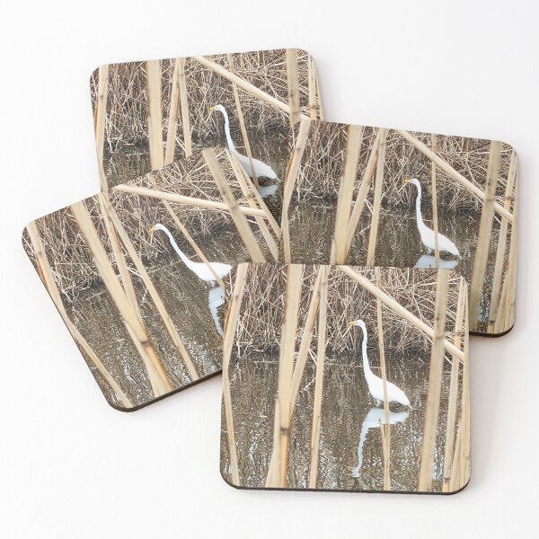 Item preview, White Egret Wading designed and sold by Phebastian.