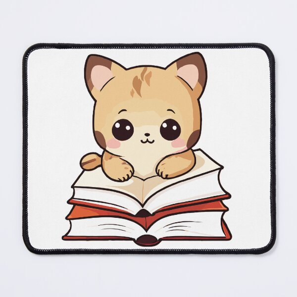 Item preview, Cut Cat and Books designed and sold by manbaito.