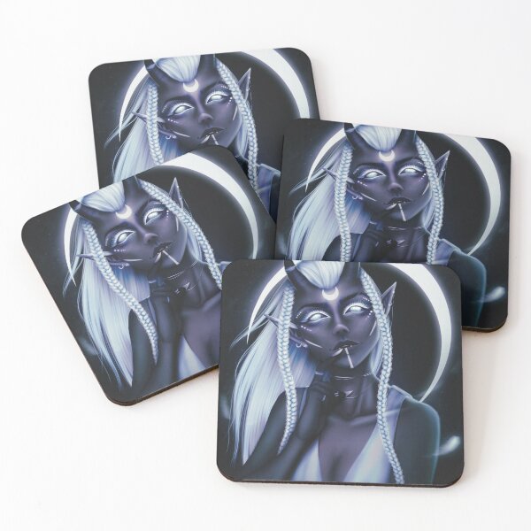 Artikelvorschau, Mondaufgang Tiefling entworfen und verkauft von EmberCreations.