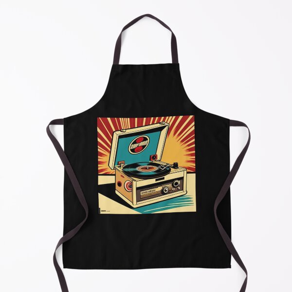 Item preview, Vintage Record Player Turntable Pop Art designed and sold by musicgeniusart.