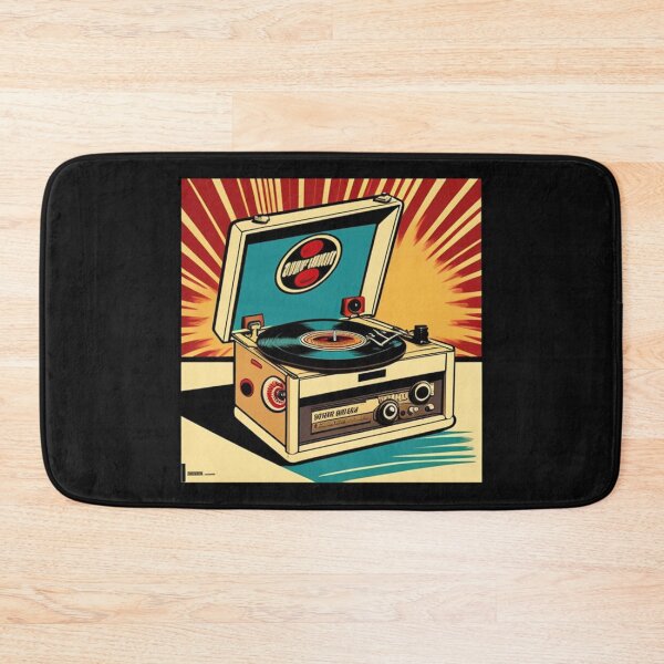 Item preview, Vintage Record Player Turntable Pop Art designed and sold by musicgeniusart.