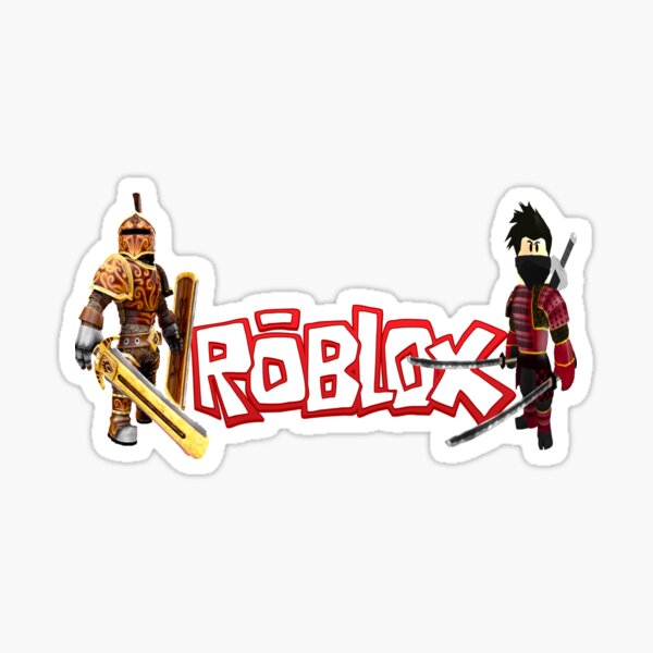 Red Roblox Logo Sticker for Sale by NineSvn