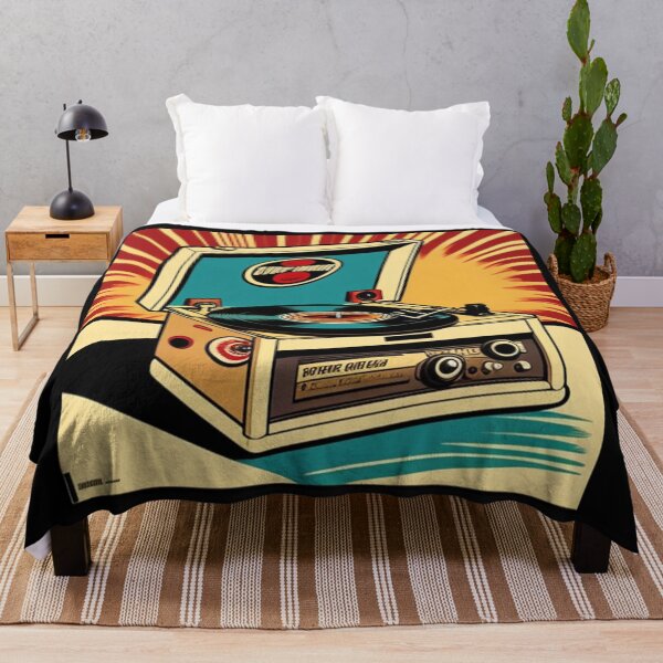 Item preview, Vintage Record Player Turntable Pop Art designed and sold by musicgeniusart.