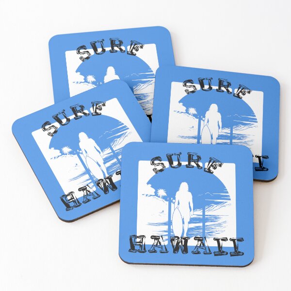 Item preview, Surf Surf Hawaii (Black & White) designed and sold by VelvetRoom.