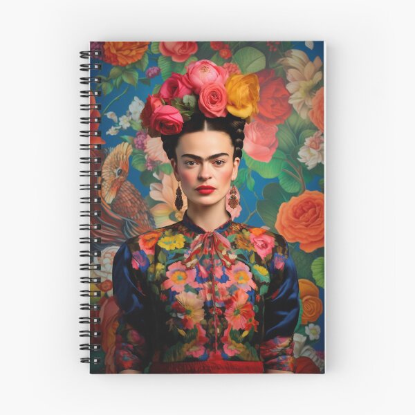 Item preview, Frida Khalo with flowers Orignial Artwork designed and sold by Anthony Bagalini.