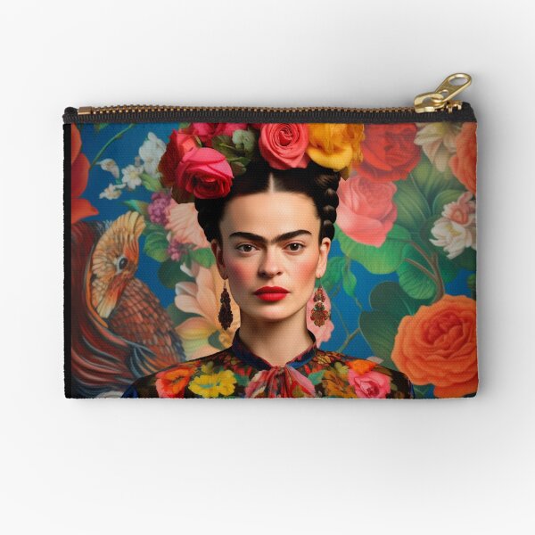 Item preview, Frida Khalo with flowers Orignial Artwork designed and sold by Anthony Bagalini.