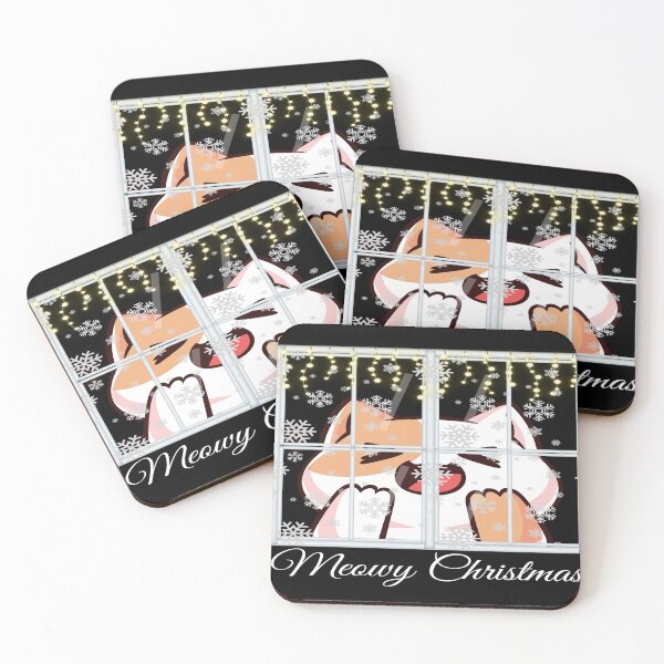 Item preview, A cat looking at the snow through the window designed and sold by The-Blue-Feline.