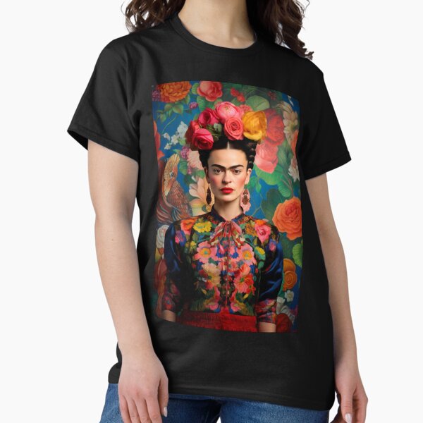 Item preview, Frida Khalo with flowers Orignial Artwork designed and sold by Anthony Bagalini.