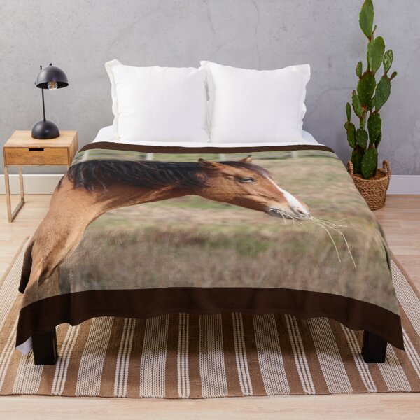 Item preview, Horse Eating Hay designed and sold by LisaNaturePhoto.