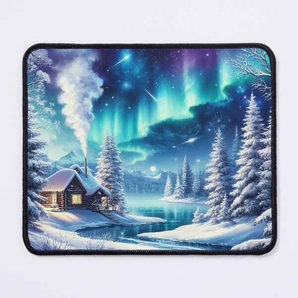 Item preview, Enchanted Eve Caroling Pines, Moonlit Frosty Meadows designed and sold by Daniel Dudgeon.