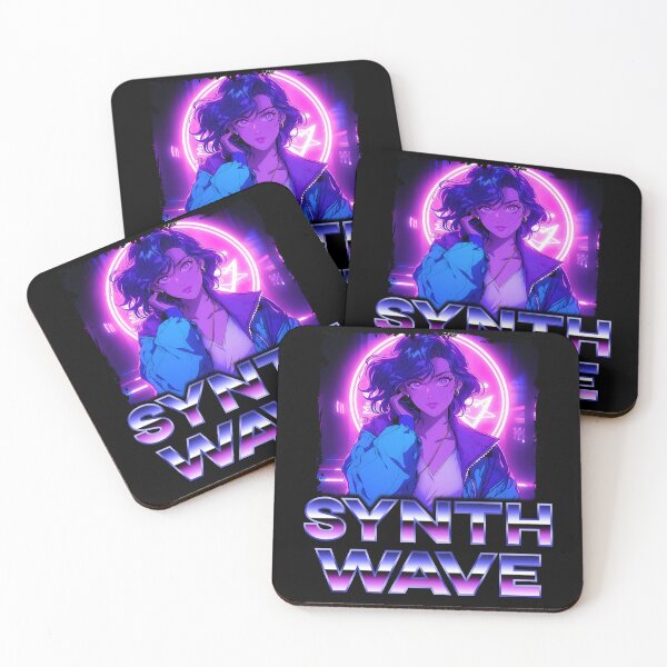 Item preview, Synthwave Music Album Cover - Anime Shirt designed and sold by KAIGAME Art.