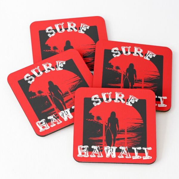 Item preview, Surf Hawaii (White & Black) designed and sold by VelvetRoom.