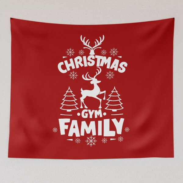 Item preview, Christmas Gym Family designed and sold by JustBadWords.