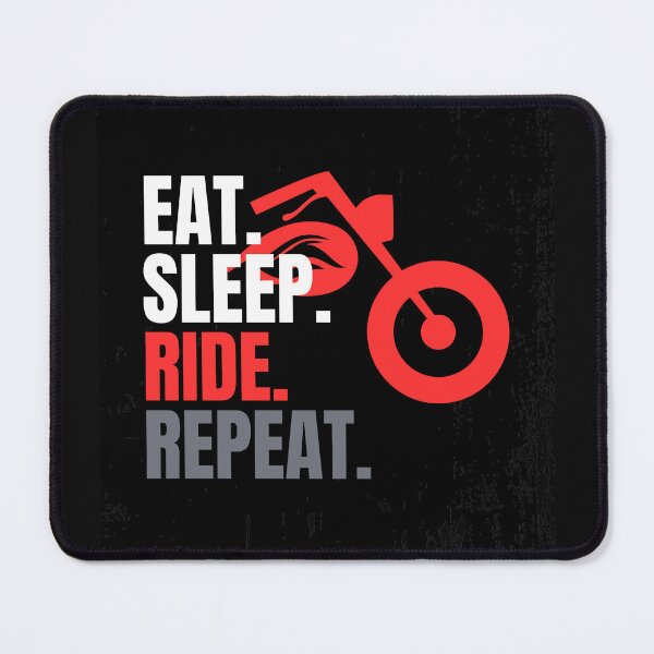 Item preview, Eat. Sleep. Ride motorcycle cruiser. Repeat designed and sold by Shadyfruit.