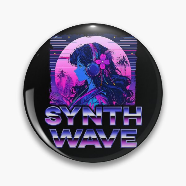 Artikelvorschau, Synthwave Musik Album Cover 2 - Anime Shirt entworfen und verkauft von KAIGAME Art.
