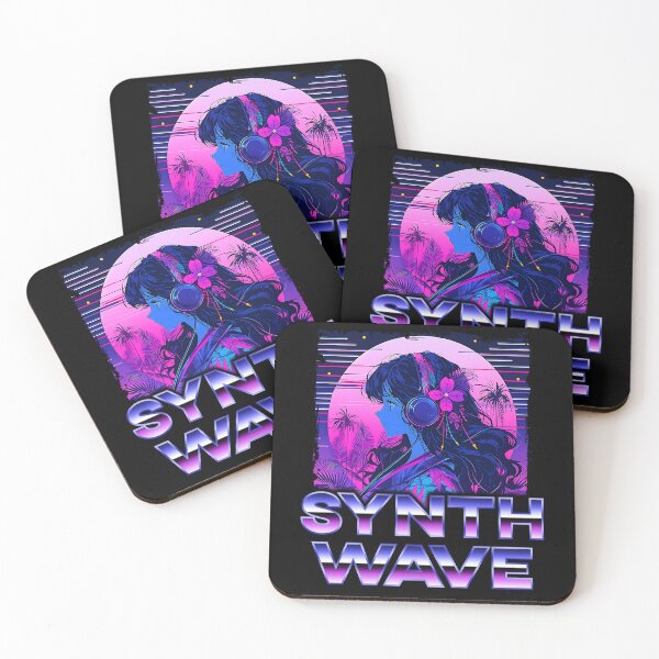 Item preview, Synthwave Music Album Cover 2 - Anime Shirt designed and sold by KAIGAME Art.