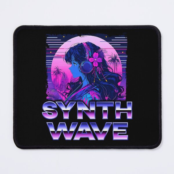 Item preview, Synthwave Music Album Cover 2 - Anime Shirt designed and sold by KAIGAME Art.