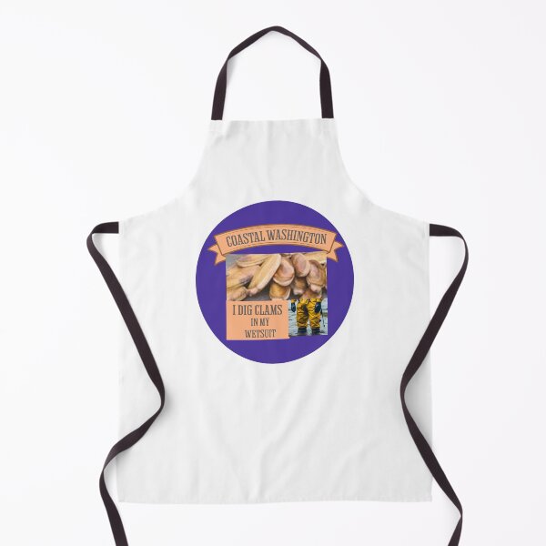 Item preview, I Dig Clams in my Wetsuit  Coastal PNW designed and sold by Gemini-PNW.