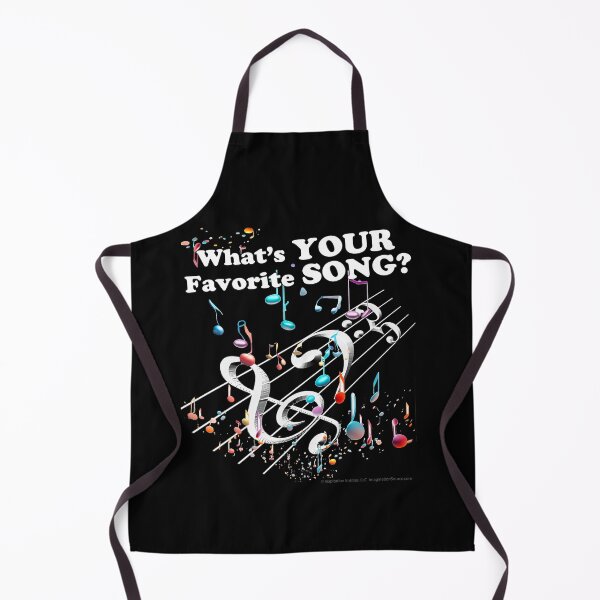 Item preview, What's Your Favorite Song? For DARK Backgrounds designed and sold by The Imagination Source™.