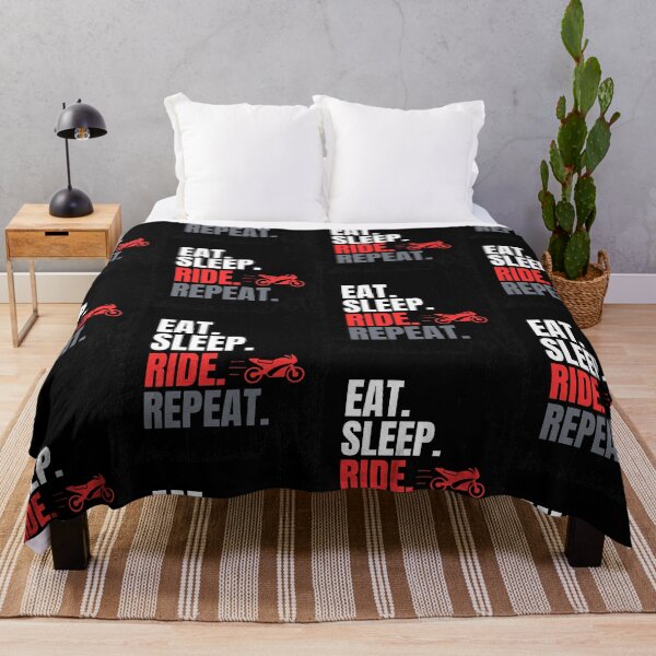 Item preview, Eat. Sleep. Ride sport bike motorcycle. Repeat designed and sold by Shadyfruit.