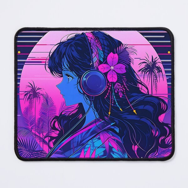 Item preview, Synthwave Music Album Cover 2 - Anime Wallpaper designed and sold by KAIGAME Art.