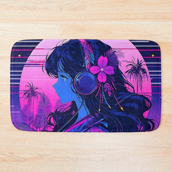 Item preview, Synthwave Music Album Cover 2 - Anime Wallpaper designed and sold by KAIGAME Art.