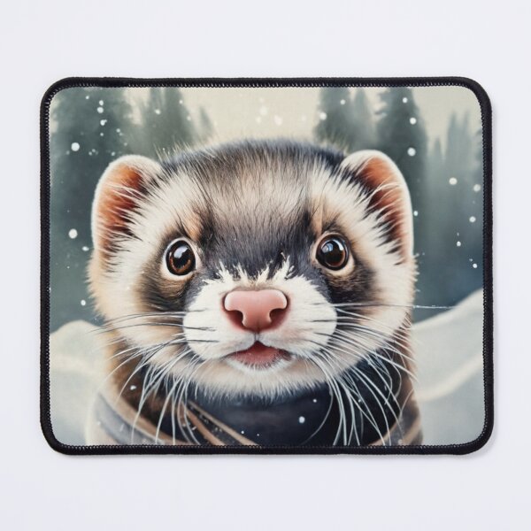 Item preview, Ferret In The Snow designed and sold by Gustavo Navarro.