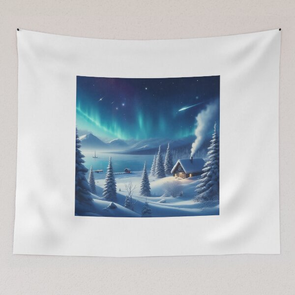 Item preview, Noel's Tapestry Evergreen Vistas, Snowflake Symphony Unveiled designed and sold by Daniel Dudgeon.