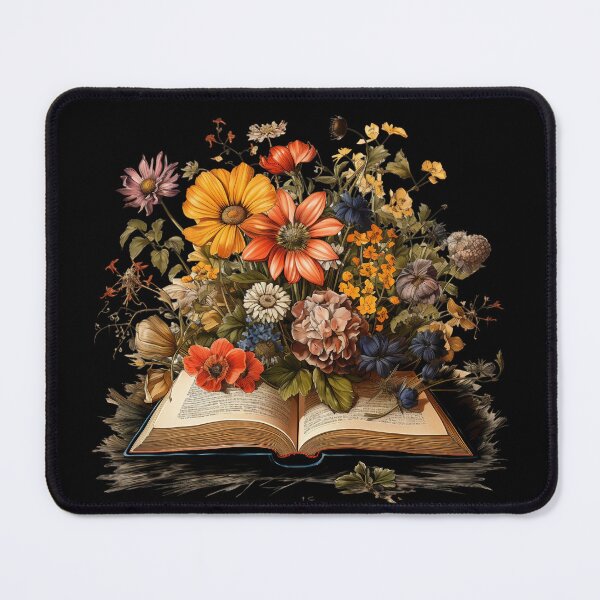 Item preview, Open Book With Flowers Great Gift For Bookworm designed and sold by EmporiumStore.