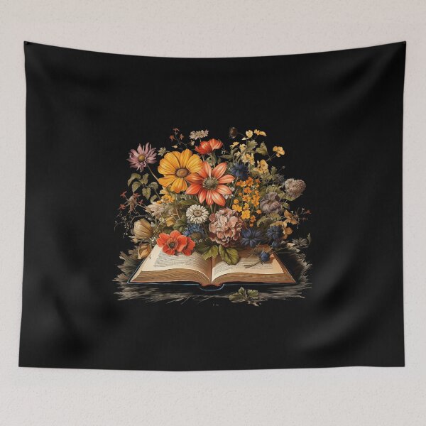 Item preview, Open Book With Flowers Great Gift For Bookworm designed and sold by EmporiumStore.