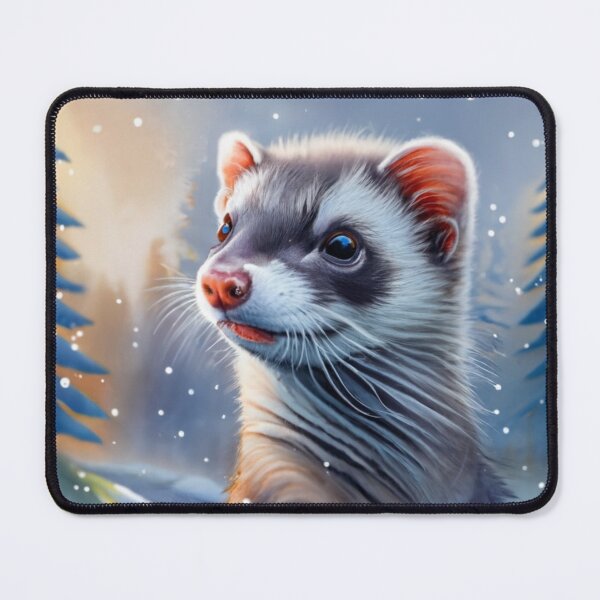 Item preview, Ferret In The Snow designed and sold by Gustavo Navarro.