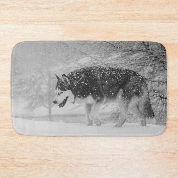Item preview, Siberian Husky Not Able to Open Eyes in Heavy Snow designed and sold by myhuskymax.