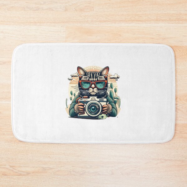 Item preview, antique camera and cat designed and sold by SabyDigitalArt.