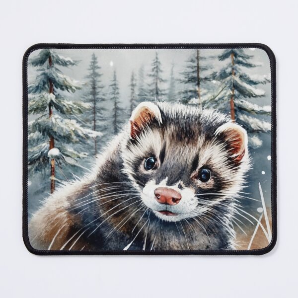 Item preview, Ferret In The Snow designed and sold by Gustavo Navarro.