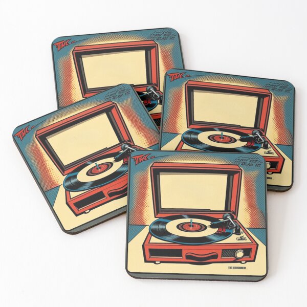 Item preview, Vintage Record Player Turntable Comic designed and sold by musicgeniusart.