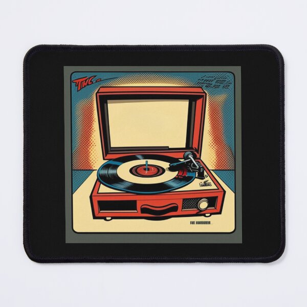 Item preview, Vintage Record Player Turntable Comic designed and sold by musicgeniusart.