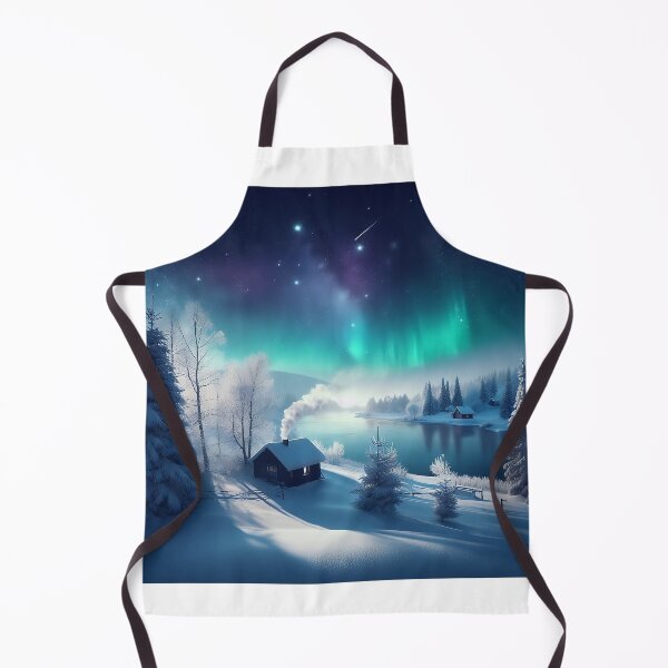 Item preview, Yuletide Aurora Dancing Lights on Snowy Canvass designed and sold by Daniel Dudgeon.