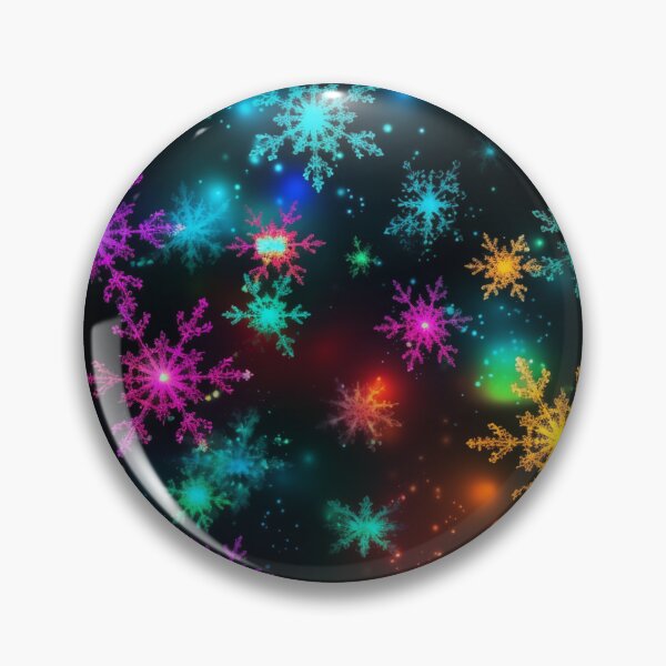 Item preview, CHRISTMAS  |  Neon Snowflakes designed and sold by RedHandedOD.