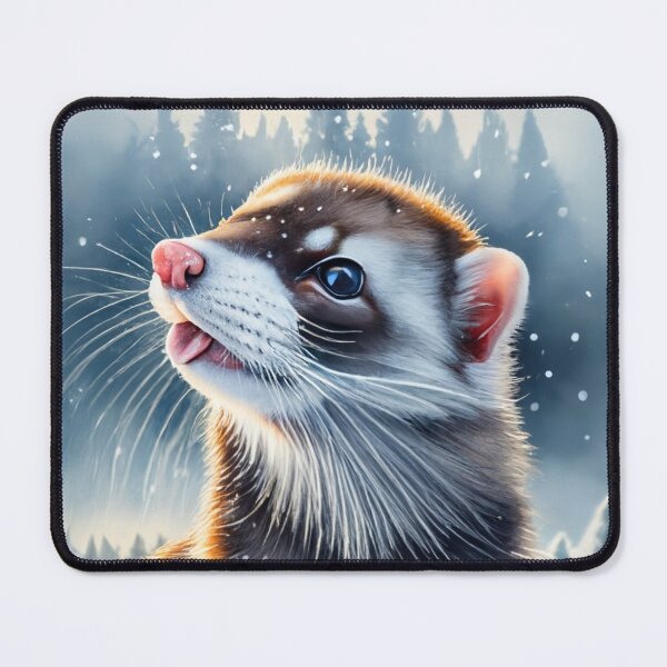 Item preview, Ferret In The Snow designed and sold by Gustavo Navarro.