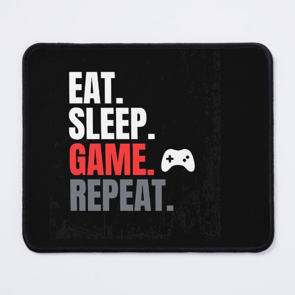 Item preview, Eat. Sleep. game.  Repeat designed and sold by Shadyfruit.
