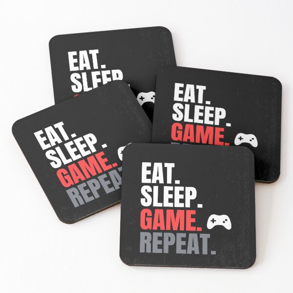 Item preview, Eat. Sleep. game.  Repeat designed and sold by Shadyfruit.